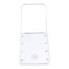 Compact LED Travel Makeup Mirror 2 Sided Magnification Rechargable Portable Handheld Small Lighted Cosmetic Mirror