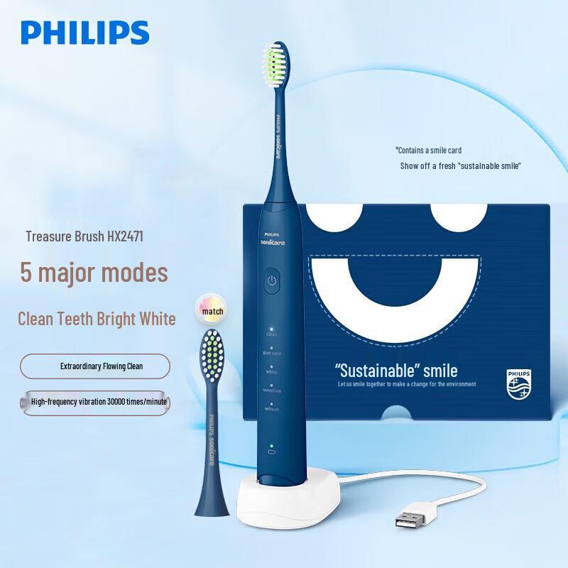 

Philips Sonic Electric Toothbrush HX2471/01