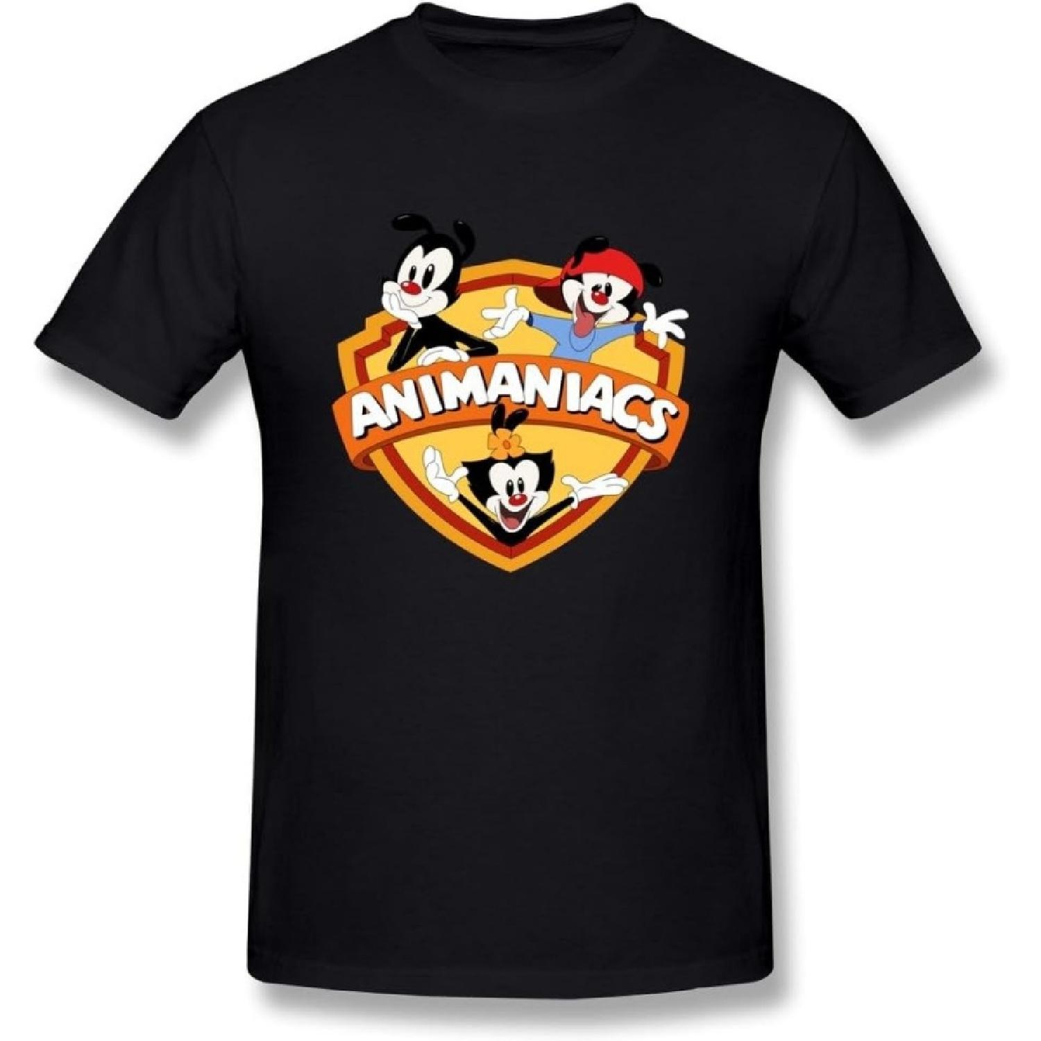 CaiTian Men s Animated TV Animaniacs Logo T-Shirt XXXXXL разноцветный