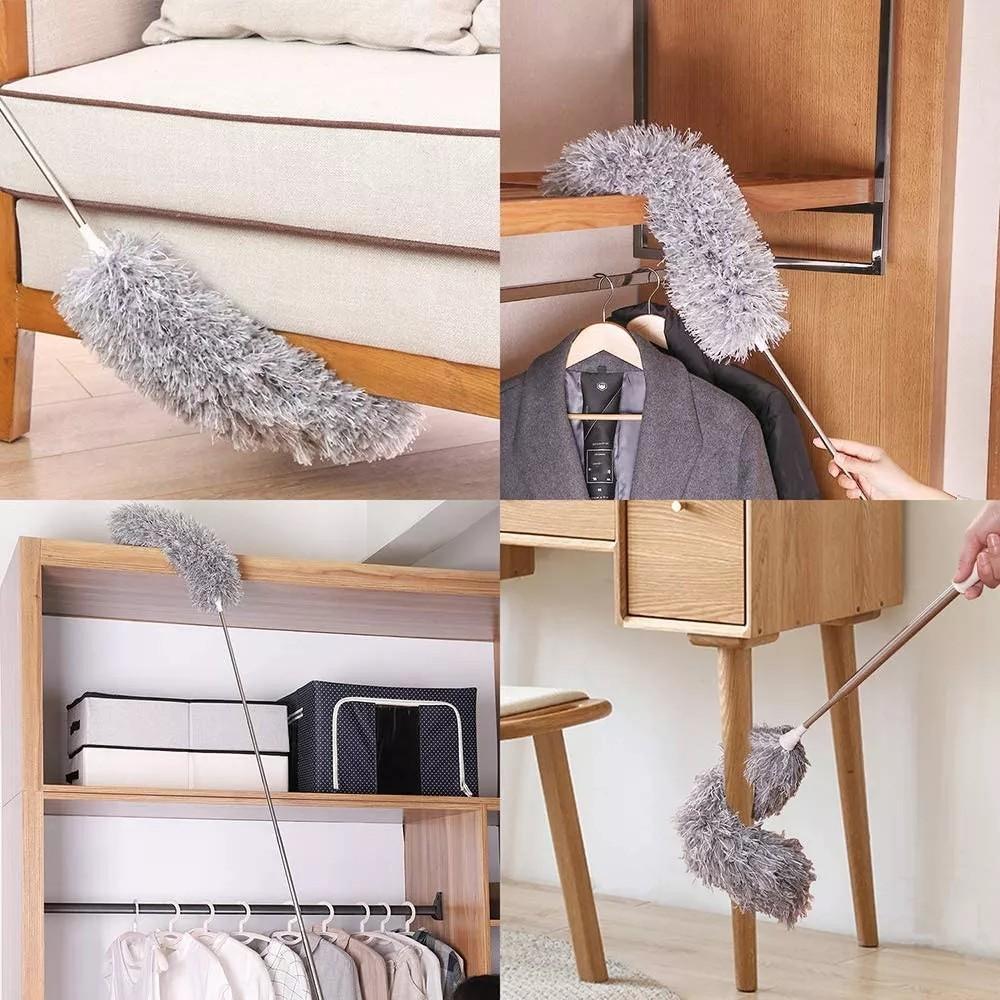 Multifunctional Retractable Long Handle Dust Duster