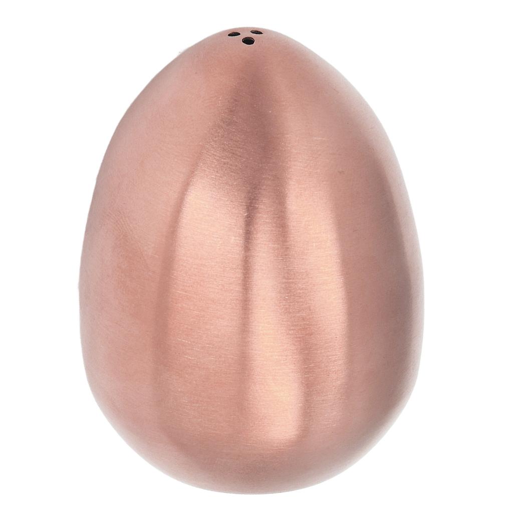 Egg Spice Shaker Stainless Steel Egg Shaped Pepper Shaker for Outdoor Barbecue Restaurant Banquet Party