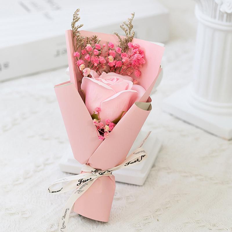Mini malé sušené květiny kytice suché růže koupelové květiny na tělo dekorace párty potřeby květinové mýdlo svatební dekorace dárek nejlepší DIY