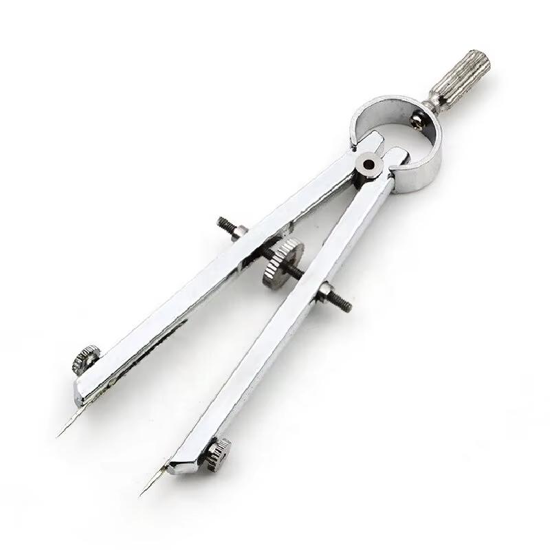 Professional Metal Alloy Spring Compass Protractor Jewelry DIY Industrial Marking Gauge Precision Drawing Positioning Divider