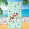 Extra Large Kids Quick Dry Bath Towel Cartoon Character Digital Print Double Sided Flannel Microfiber Beach Towel