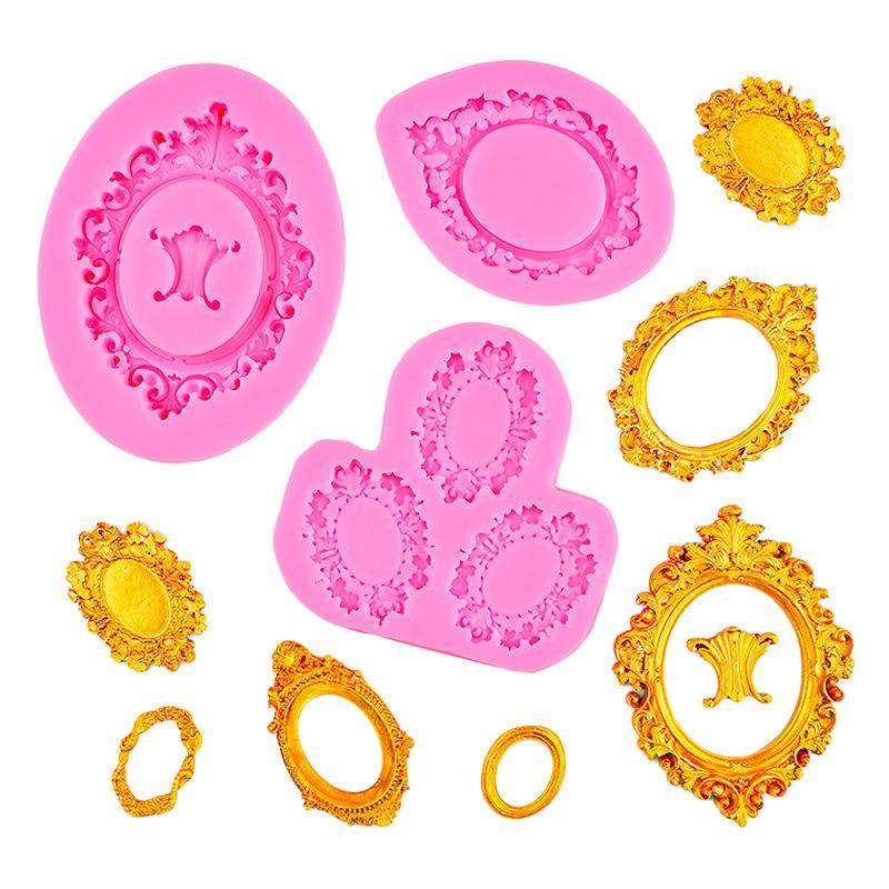Photo Frame Silicone Sugarcraft Mold Chocolate Cupcake Fondant Decorating Tools