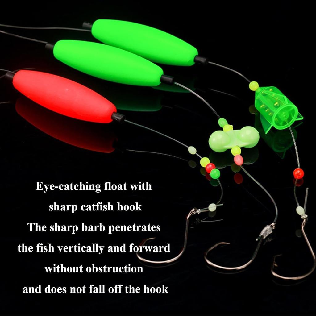 Visulong Catfish Fishing Set, Catfish Fishing Set,  Rig Making Kit, For Catching Big S, Carp & More