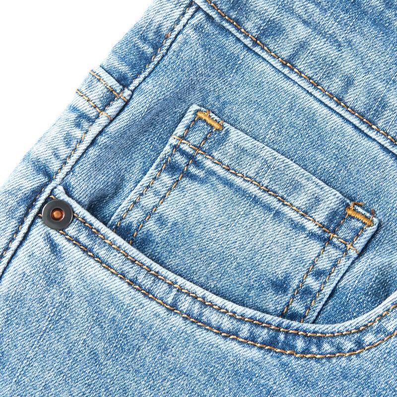 MONTAGUT Men's Cotton Stretch Straight-Fit Jeans