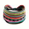 Boho Headbands Wide Knot Hair Scarf Floral Printed Hairband Elastic Turban Headwrap Stretch Head Bands Bandana Fashion Hair Accessories for Women