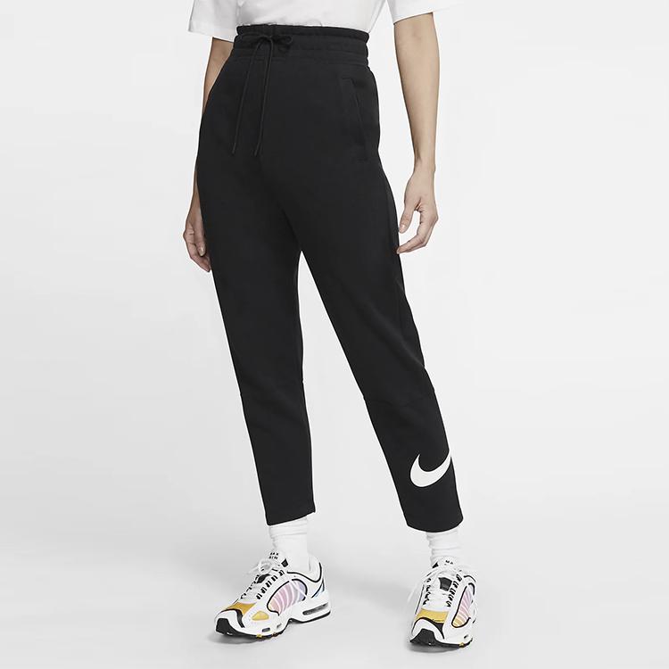 Nike Sportswear Swoosh French Terry Sweatpants Women Bottoms Black CJ3770-010
