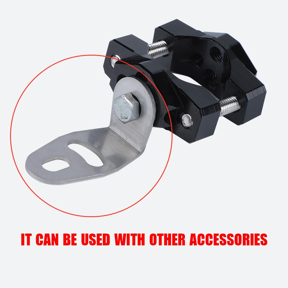 22-32mm Motorcycle Fork Tube Handlebar Bumper Mount Bracket Clamp For LED Spotlight Fog Turn Signal lighting stand Aluminum