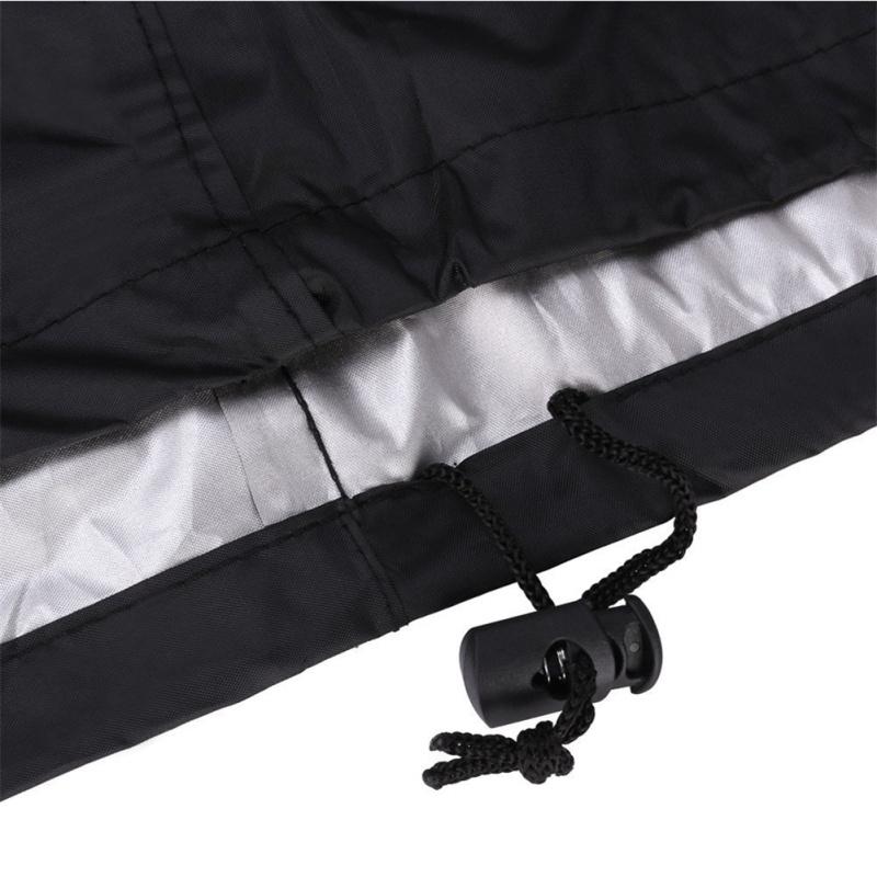 Waterproof Bbq Grill Cover 210d Silver Coated Oxford Cloth Cover Anti Dust Rain Electric Grill
