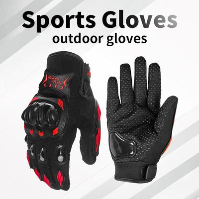 Outdoor Gloves Breathable Anti Slip Gloves Shock Absorbing Full Finger Cycling Gloves