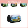 Palworld Creatures Adventure Nylon Storage Pouch With Dual Layers For School Use