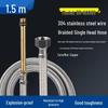 IPWEN 304 Stainless Steel Braided Faucet Supply Hose, Hot & Cold Water, 1.5m