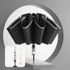 Reverse Folding UV Umbrellas Reflective Stripe Rain Umbrella Automatic Umbrella  Storm Resistant