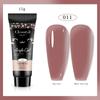 Colla per Estensione Nail Art UV Solida Senza Vassoio di Carta Estensione Rapida Modello di Cristallo Colla per Fototerapia Unghie Colla di Cristallo 15ml