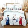 3D Printed Gintama Anime Gintoki Sakata Comfortable Duvet Cover Pillowcase Bedding Set Children Bedroom Decoration Home Textile