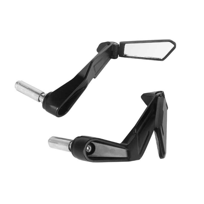 Anti Glares Motorcycle Rearview Mirror Broad Field Of View Shockproof Construction Easy Mounting