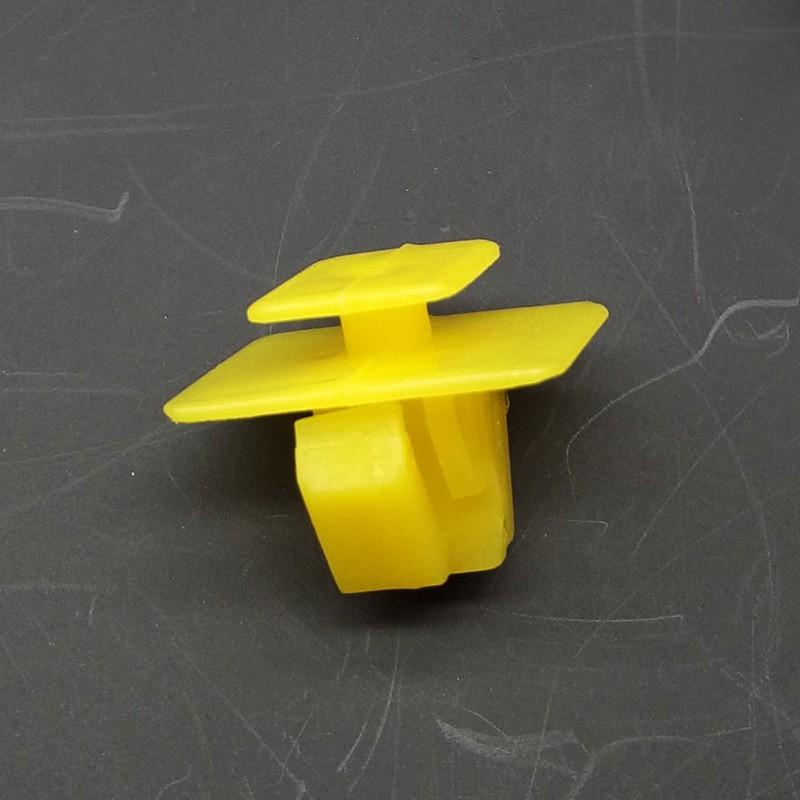 Fasteners Clips Yellow Bumper Fender Retainer Push Rivet Trim Set Kit Molding