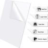 2mm Thick Clear Acrylic Square Sheet Panel Acrylic Board for Sign, DIY Display Project, Photo Frame, Craft and Painting Custom