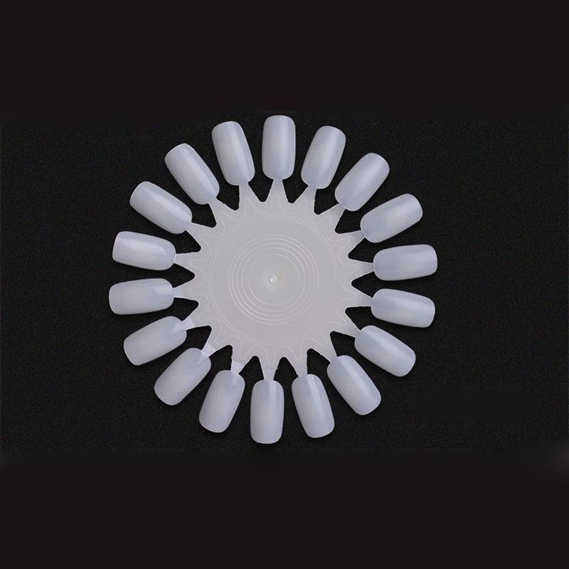 5 ks/lot Paleta na umělé nehty, průhledné/přírodní, umělé nehty, tipy na nehty, tyčinky, barevná karta, akrylový gelový lak, cvičební paleta, kolečko