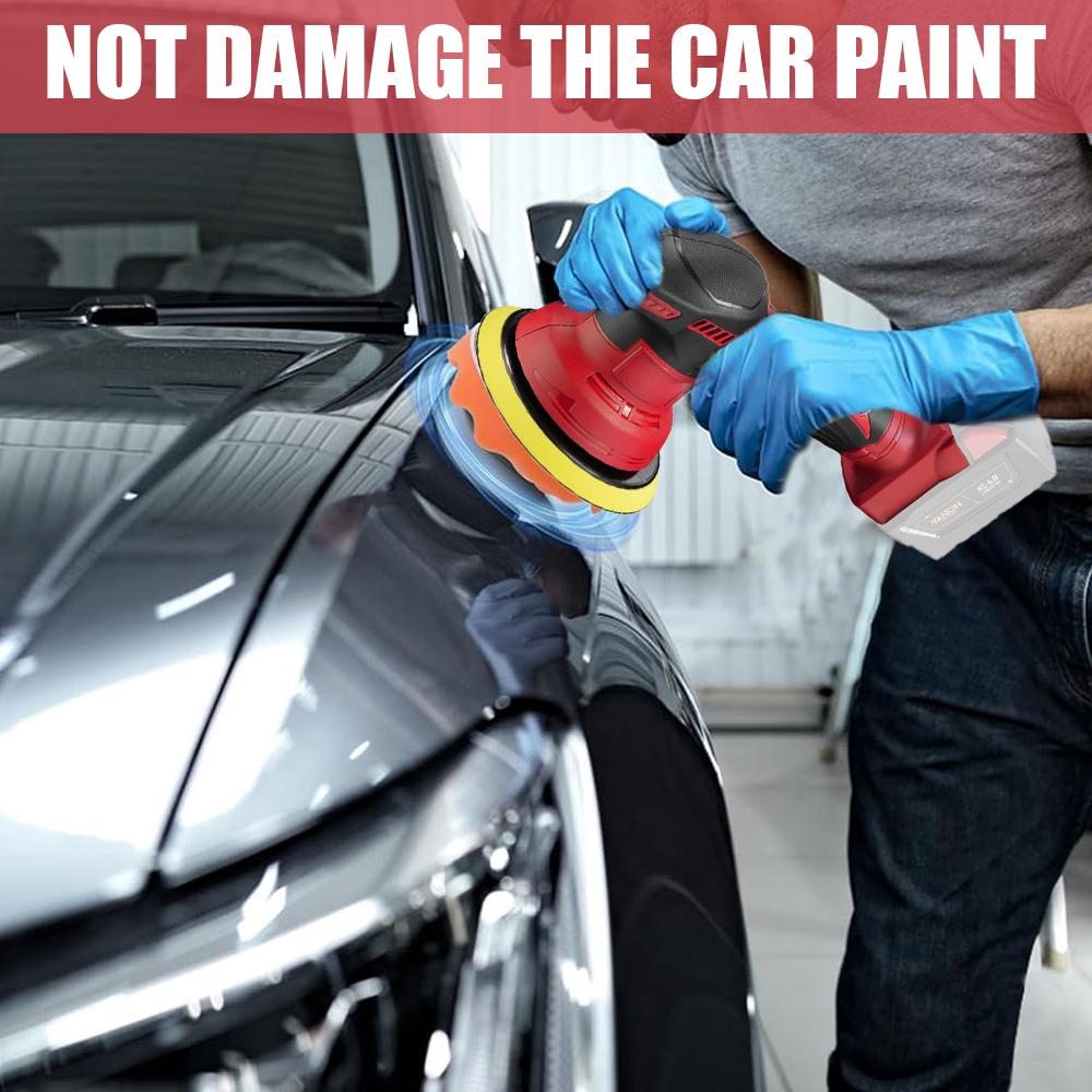 Polishing Machine Cordless Car Polisher Automobile Electric Waxing Repairing Wireless Sander Polish for Milwaukee Makita Battery