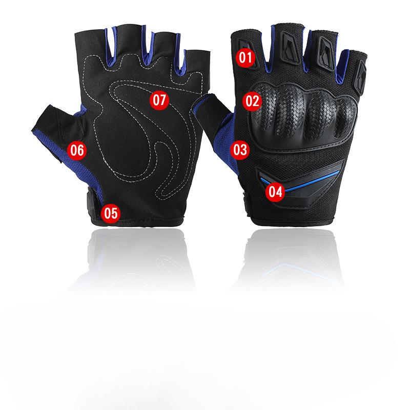 Outdoor Sports Tactics Half Finger Gloves Fitness Cycling Men and Women Motorcycles Anti-slip Breathable Wear Resistant Fighting Gloves