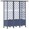 Raised Garden Bed with Trellis and Roof Gray 163.5 X 40 X 142 Cm PP