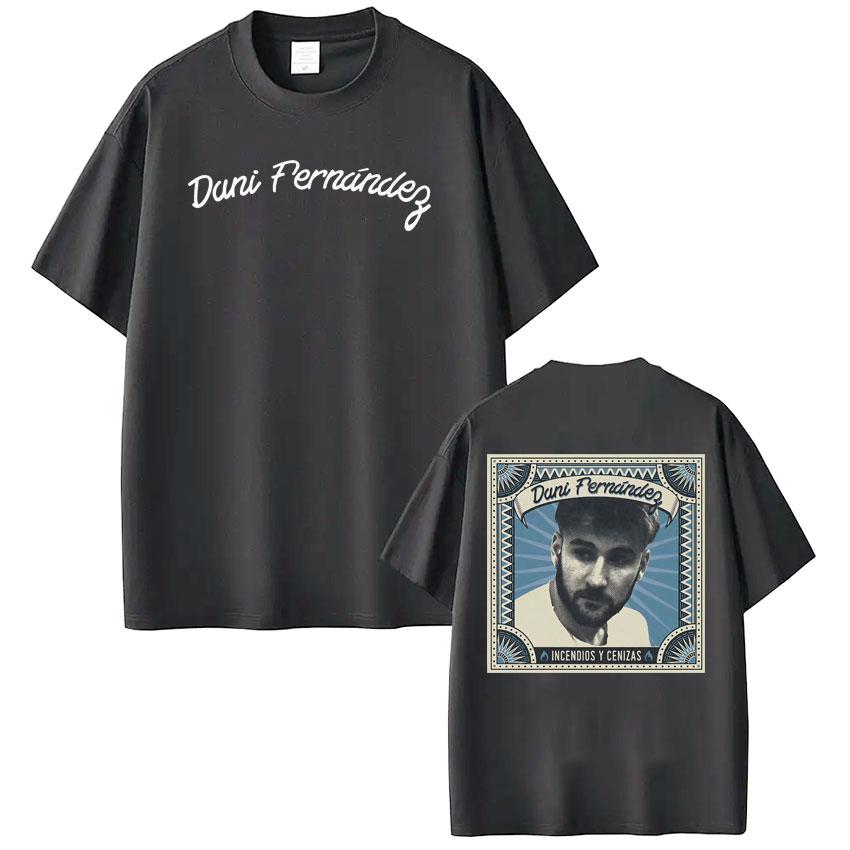 Rapper Dani Fernandez Vintage Graphic T-shirts Men Hip-hop T-shirts 2026 Spring Summer Cotton HarajukuStreetwear T-shirts