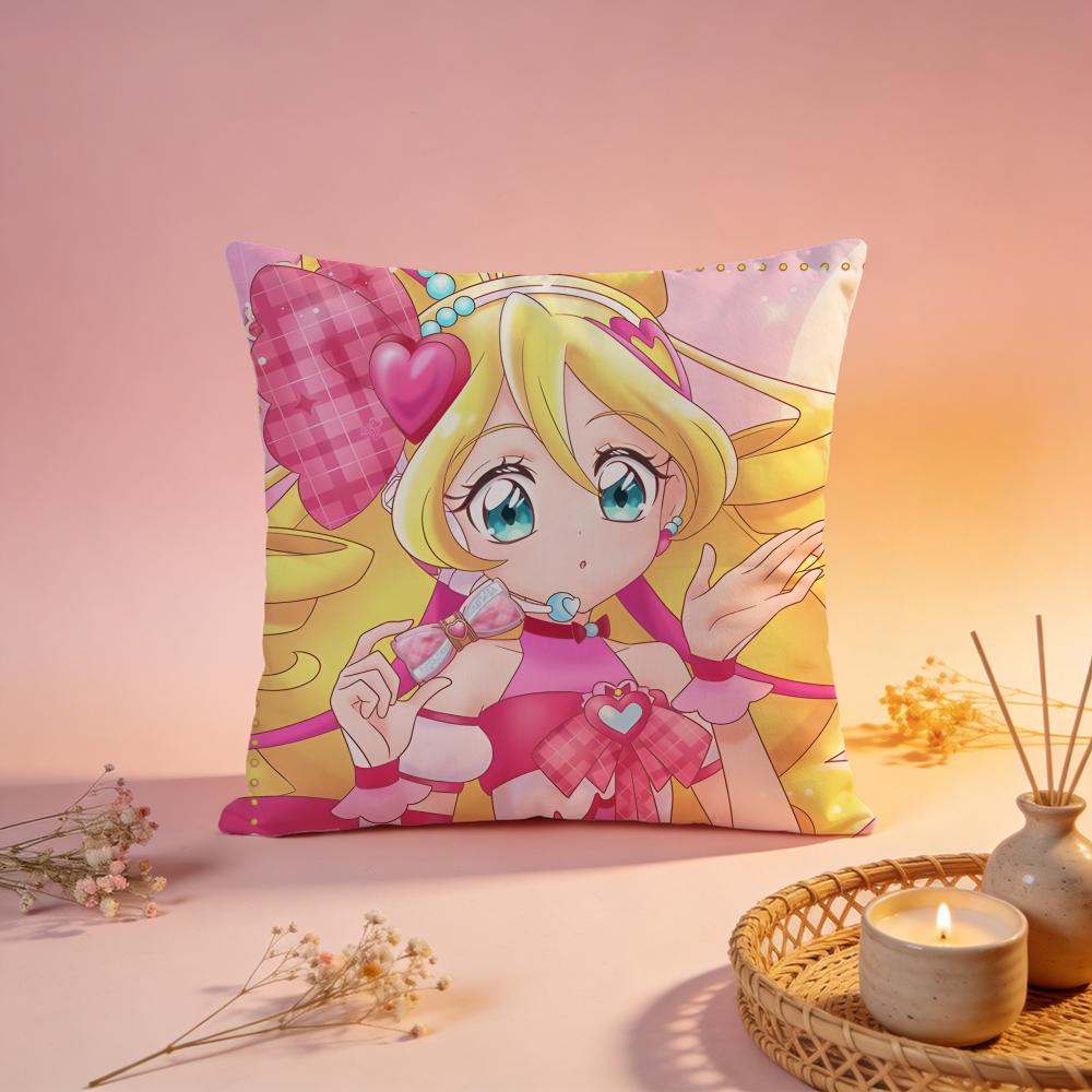 Hot YYYou and Idol Pretty Cureed Cushion Cover Comfortable Durable Pillow Cover MultiScene for Home Office Car Sofa