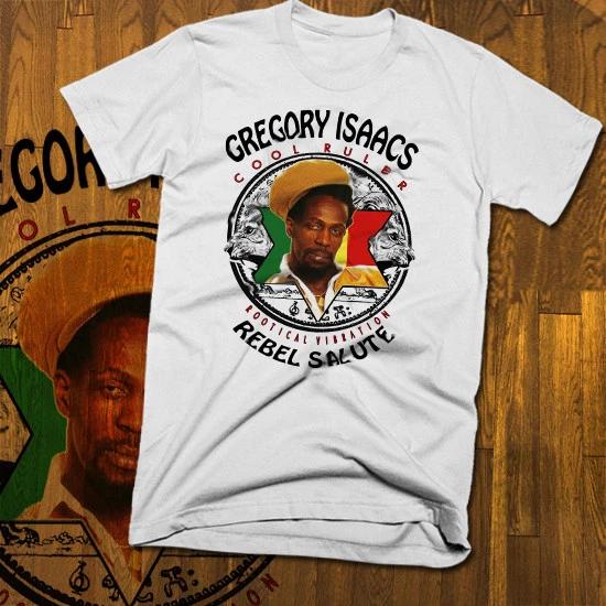 

Reggae T-shirt Haile Selassie I Gregory Isaacs Buju Yellowman Jamaican All sizes S