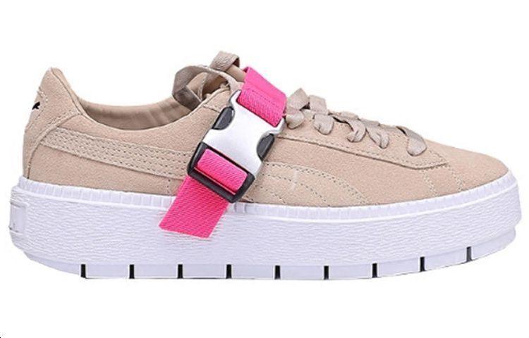 Puma Fenty X Platform Trace Buckle 'Cement Pink' Women's 367451-02