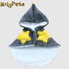Cute Warm Dog Hooded Sleeprobe Cloak-Style Thickened Pet Star Cloak Soft Comfortable Puppy Nightgown Sleeping