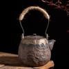 250ml Gilt Handle Teapot with Rope, Anti-scald Tea Brewing Pot