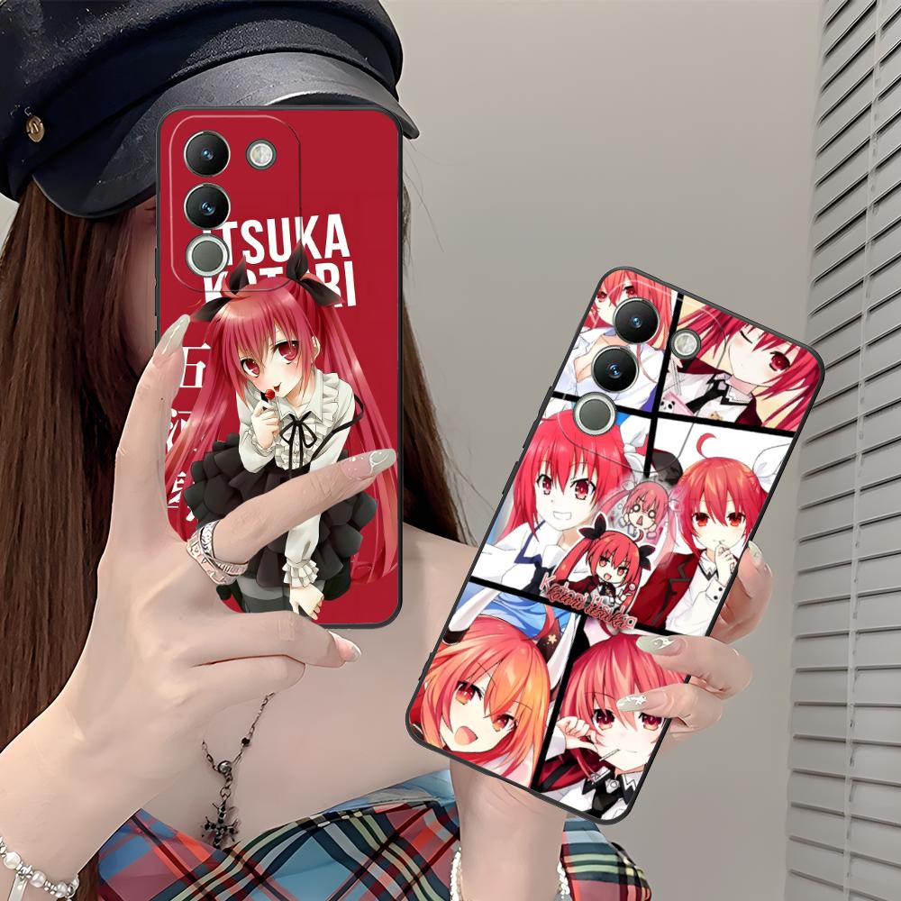 Date a Live Kotori Itsuka TPU Mobile Phone Case for VIVO Y77 76 75 74 73 72 58 56 55 51 50 38 36 Y19 Y18 Y03 Y01 5G Cover