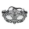 Women's Gold Rhinestone Half Face Mask for Halloween Masquerade