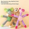 35cm Tooth Cleaning Pet Companion Toy Interactive Cats Toy Portable Plush Dogs Toy