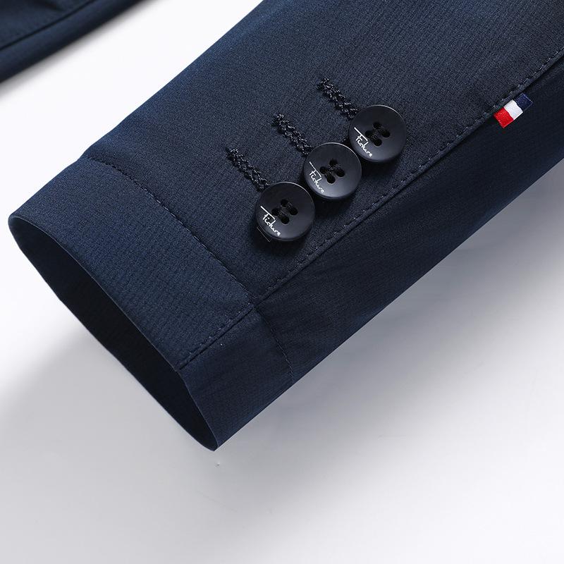 Мужские костюмы Весенние и осенние тонкие повседневные костюмы Узкие маленькие костюмы — фото 5