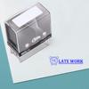 LATE WORK Self Inking Rubber Stamp Custom Colop Office Stationary P20 Mini