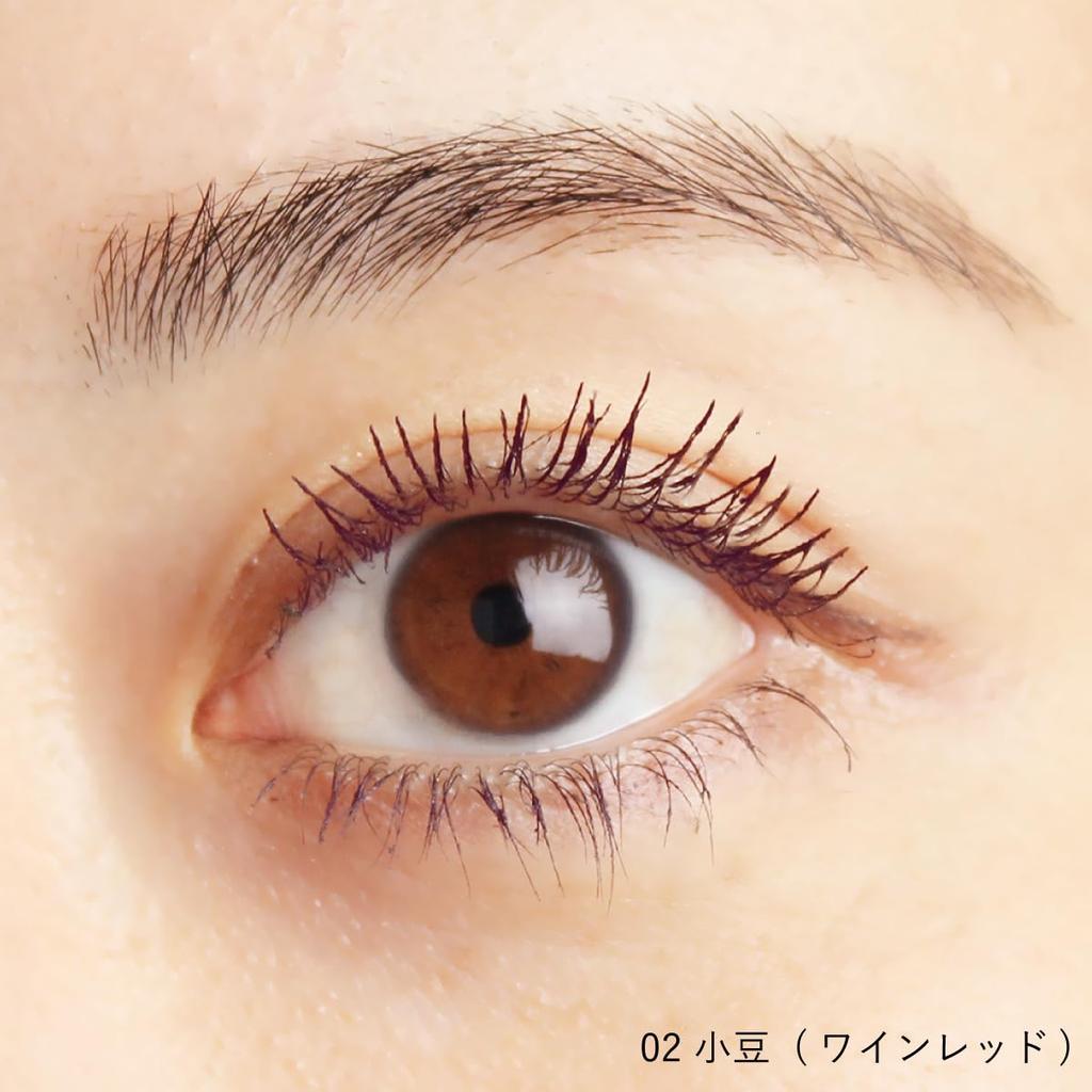 Ainoki Mebuki Presence Lash Mascara - Curl-Up, Keeps Lashes Upward, Easy Cleansing, Naturally Derived Ingredients, Suitable for Sensitive Skin,