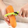 1/2 Piece Peeler Green, Reusable, Sturdy and Portable, Suitable for Peeling Fruits and Melons, Peeling Tools