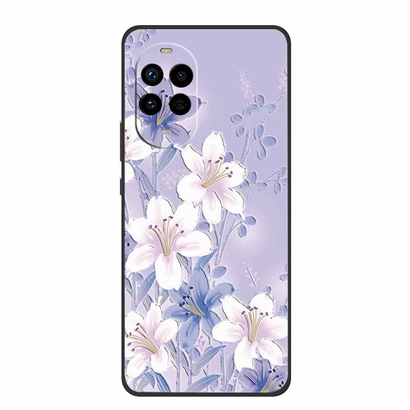 3D Emboss Case For Huawei Nova 14 Lite Phone Case 14lite Coque Flowers Silicone Soft Back Cover For Huawei Nova 14 lite Case Bag