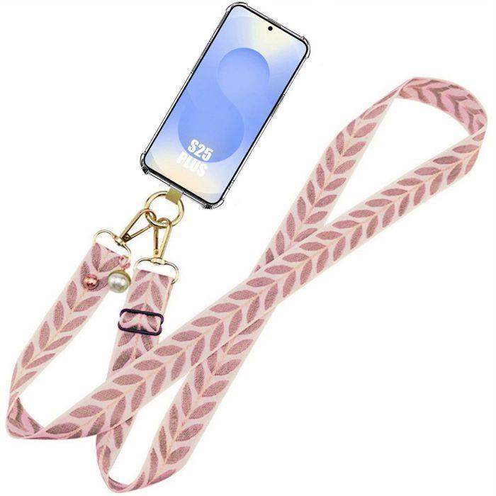 Coque pour Samsung Galaxy S25 Plus (Galaxy S25+) Protection avec Cordon Réglable - BOOLING