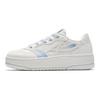Anta Sunny Wind Synthetic Leather Rubber Casual Versatile Simple Cute Fashion Low-Top Skate Shoes Women Sneakers Paper-White Danube-Blue 122618034-6