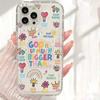 Colorful Graffiti Is Suitable for iPhone 16 Pro Max Phone Cases, iPhone 15/14 Transparent, 13 Soft, and 11/12 Mini