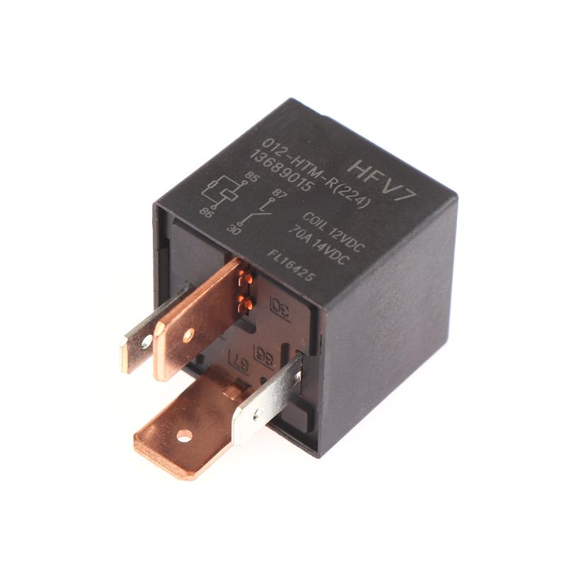 1 stk 12V Relé Hfv7 012-Htm-R 70A 12Vdc 4 Pinner Bilrelé