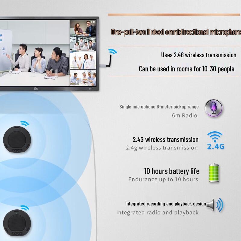 

YSX USB Video Conference Omnidirectional Microphone System (CN version)