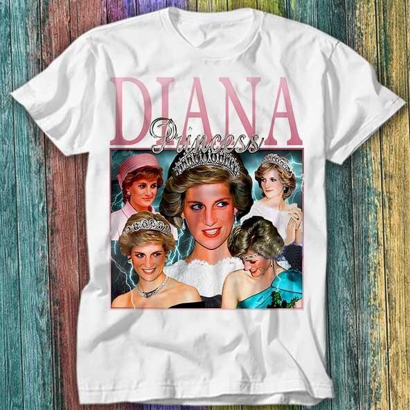 

Princess of Wales Lady Diana T Shirt Top Tee 405 Unisex T-Shirt M