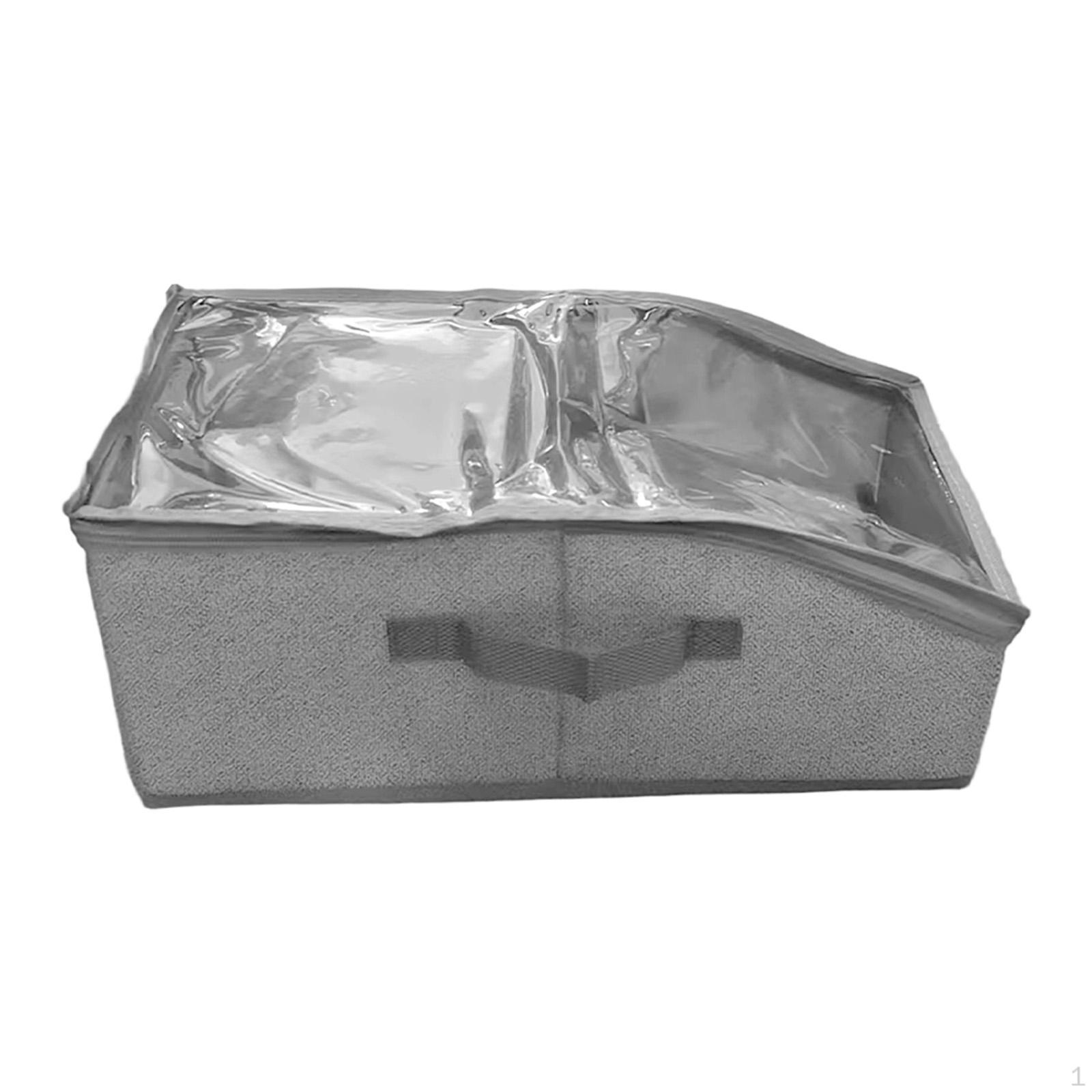 Baseball Cap Organizer Multipurpose Zippered Container Storage Box Display Case for Travel Home серый 890₽