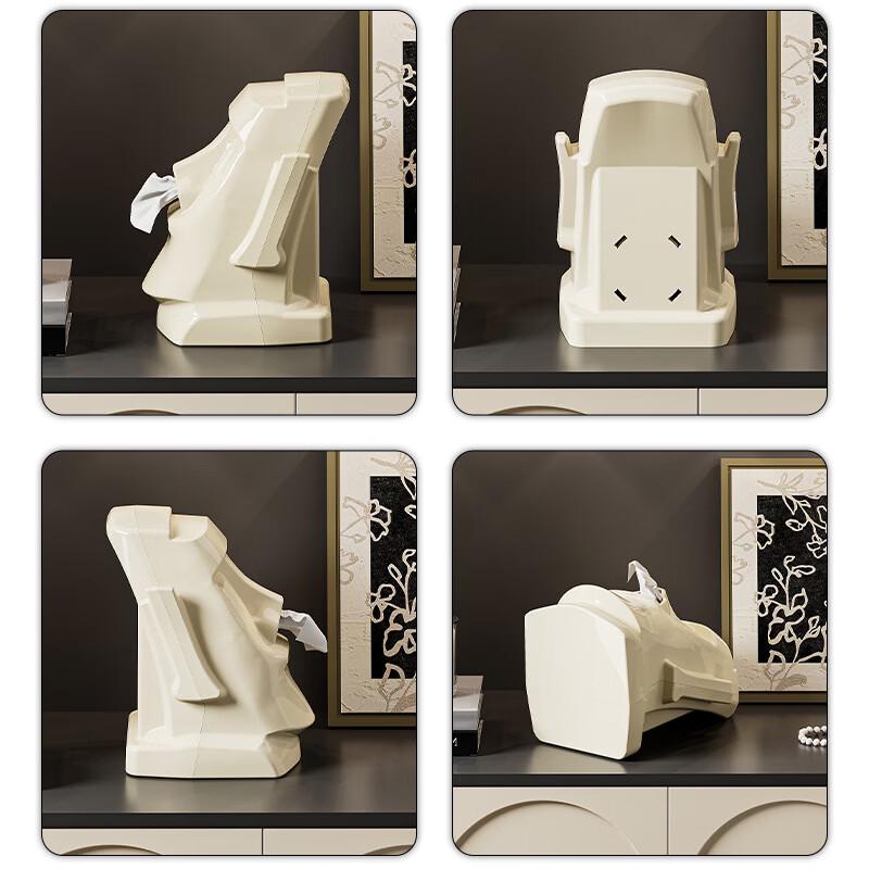 Moai Head Plastic Tissue Box